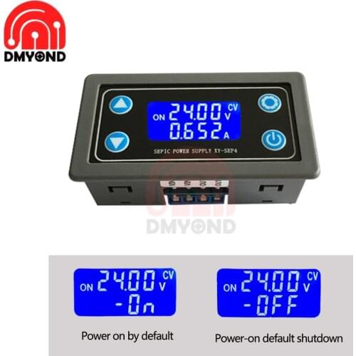DC 5V-30V LCD Constant Voltage Current CNC Indicator Adjustable Automatic Step-up Step-down Power Supply Module Regulator Board