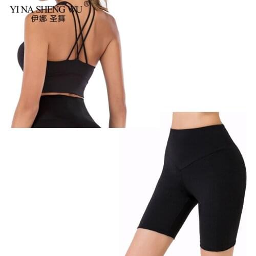 Yoga Set Shorts Women Fitness Set Yoga Shorts Outfit For Women 2 Piece Gym Bra Suit Sports Bra Sets Workout Clothes Sportswear
