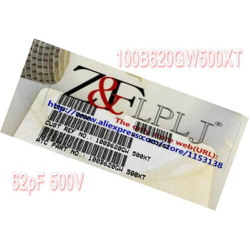 Multilayer ceramic High-Q Capacitor ATC100B620GW500XT 62pF 500V a620G / 100B360JW500XT 36pF 500V A360J New Original 20pcs/LOT