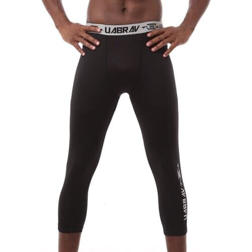 Mens Sexy Tight Pants Slim Fitted Active Gym Pants Running Training Leggings Fitness Mens Workout Quick-Dry Compression Pants