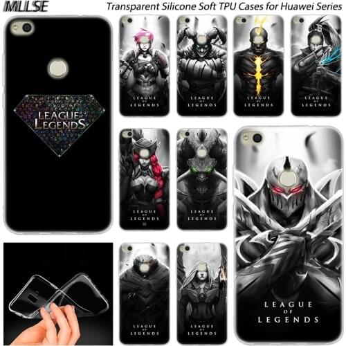 League of Legend Soft Silicone Case for Huawei NOVA 3 3i 4 Honor 7A Pro 7S 6X 7X 8X 8 9 10 Lite Play View 20 Fashion Cover