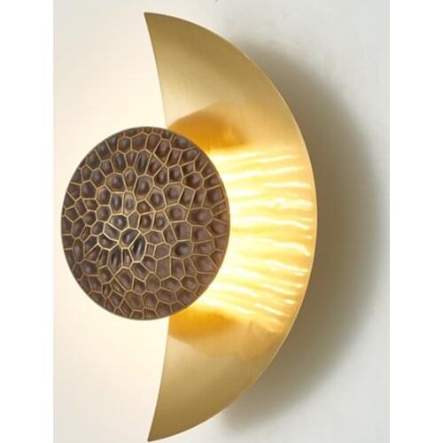 Postmodern Half Moon Wall Lamp Living Room Interior Decoration Bedroom Corridor Porch Balcony Bathroom Kitchen Stairs Loft Light