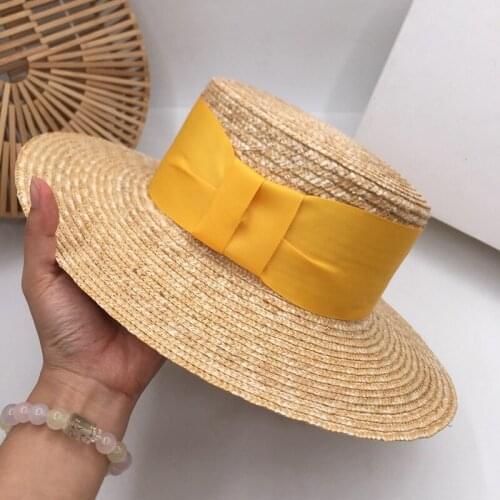 New sun straw female seaside on han edition ins wind fashionable costume sun hat