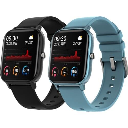 New Men Women Full Screen Touch P8 Smart Watch Wristband Sport More Watch Face Heart Rate Monitor Sleep Monitor IP67 Smartwatch
