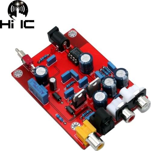 Stereo HiFi TDA1543+CS8412 DAC Audio Decoder Board HIFI OP AMP Decoding Decode Circuit Module YJ0085-TDA1543 + CS8412 Amplifier