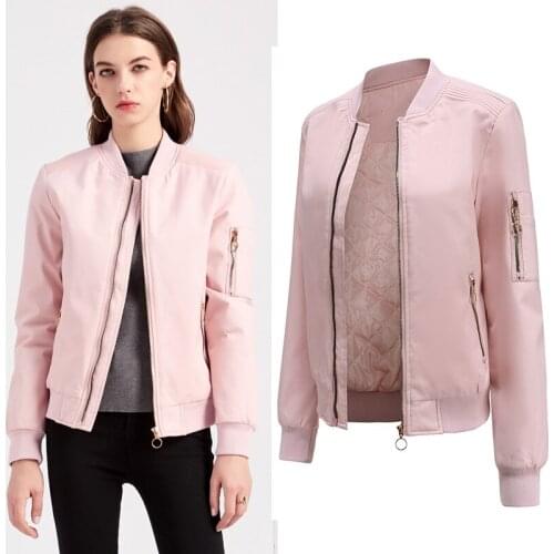 Autumn Winter Thick Women Jacket 2021 Fashion Cotton Mandarin Collar Bomb Short style Solid Zipper Women Outwear Coat