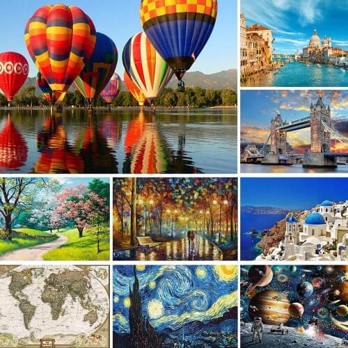 1000 Pieces Adult Puzzle Kids Jigsaw Landscape Wooden Puzzles Educational Toys For Children animation pairing Puzzles Gift