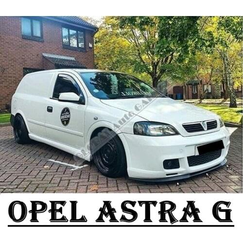 For For Opel Vauxhall Astra G Opc CUPRA R FRONT SPOILER BUMPER LIP Euro Spoiler Lip Universal 3 pcs Body Kit Auto Car Accessory