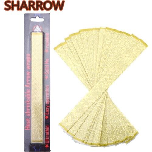 30pcs Heat Shrinkable Archery Arrow Wraps Stickers DIY Shaft Decoration Tool Stickers Wraps For Hunting Shooting Accessories
