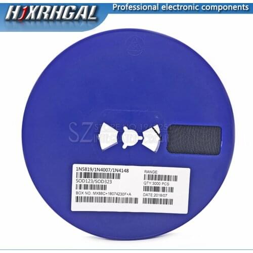 3000pcs SMD diode 0805 SOD-123 1N5819 1N4007 1N4148 SOD123 SOD-323 1206 1N4148WS 1N5819WS B5819WS SOD323 hjxrhgal