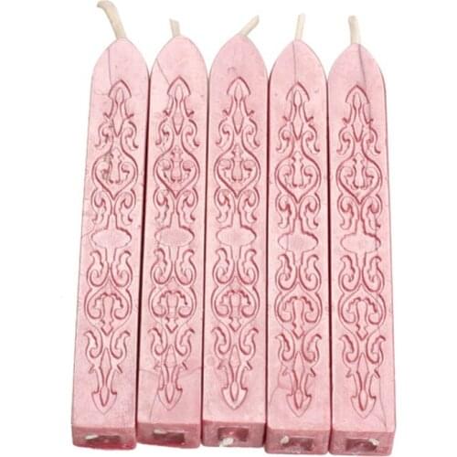 5pcs Multifunctional Square Candle Wax with Wick Sealing Wax Stick for Home Party Festival Candlelight Dinner FP8 JY20