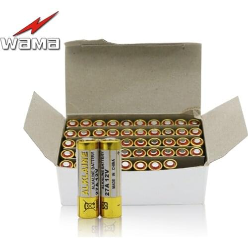50pcs/carton 100% New Alkaline 12V 27A Primary Dry Batteries A27 27AE 27MN 25mAh Electronic Toys Battery Wholesales Drop Ship