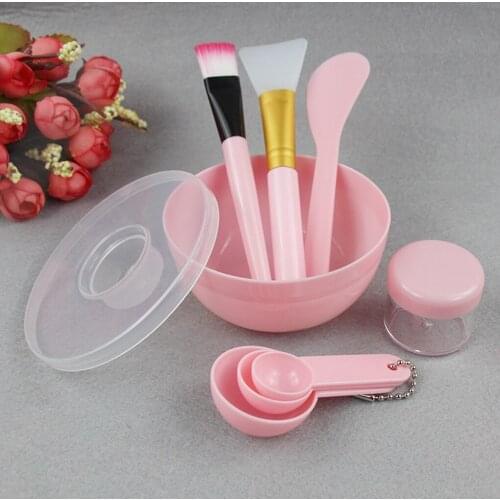 8pcs DIY Mask Bowl Mixing Brush Makeup Tool Set 6 In1 Beauty Skin Care with Brush Mixed Stir Spatula Stick Measuring Spoon Kit