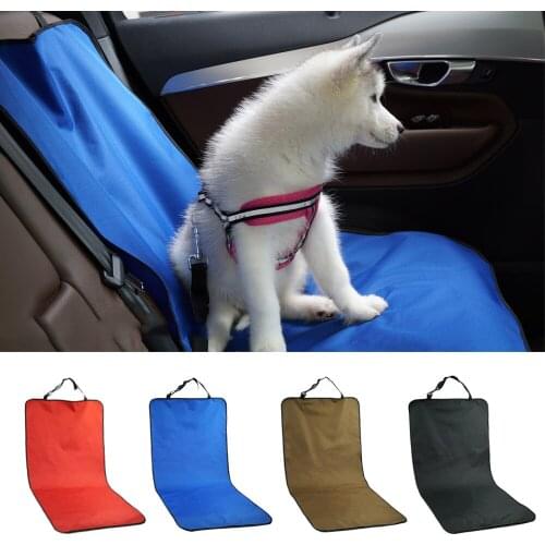 ZK20 Car Waterproof Back Seat Pet Cover Protector Mat Rear Safety Travel Accessories for Cat Dog Pet Carrier Car Rear Back Seat