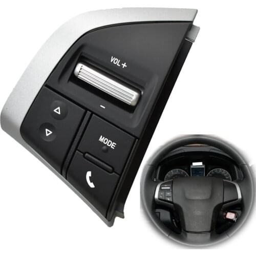 Car Accessories Steering Wheel Button Cruise Control Switch Audio Volume Buttons Fit For Isuzu D-Max DMAX For Chevrolet Dmax