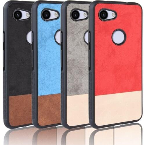 For Google Pixel 3a XL Case Cover For Google Pixel 3a Pixel3a XL case Two colors PC+TPU Luxury leather back shell cover case