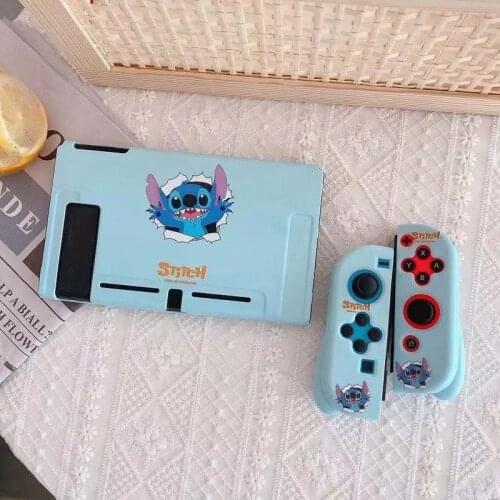 Disney Stitch Cover for Nintendo Switch Cute Soft TPU Cover Case for Nintendo Switch Game Accessories Gift