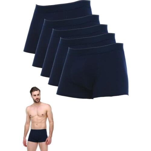 Mens Boxer 5li Package Basic 19505 Navy Blue