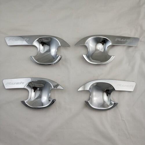 For Toyota Rush 2018 2019 of door handle bowl cover ABS Chrome Accessories Stickers Car Styling