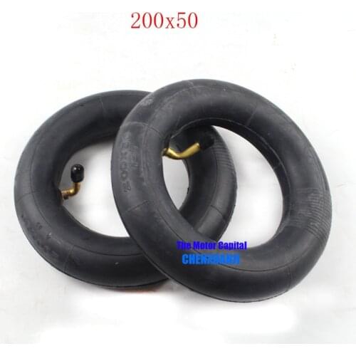 200X50 (8"x 2") Scooter Inner Tube With bent valve For E100 E150 E175 E200 Razor Dune Buggy ePunk Schwinn Bladeze