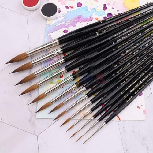 Da Vinci Maestro Master Series Round Head Watercolor Brush,V35 Series Artist Supplies,Strong Adsorption Capacity,Good Elasticity
