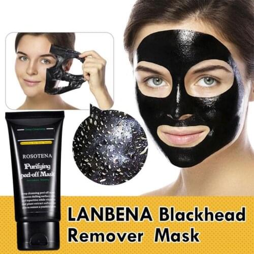 LANBENA Deep Cleaning Blackhead Remover Mask Remove Care Acne Improve Head Shrinking Acne Skin Pore Face Black Rough Treatm T2K7