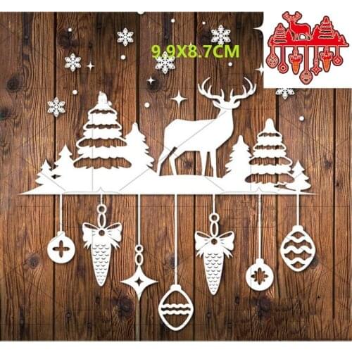 Christmas deer Metal Cutting Dies Stencils for DIY Scrapbooking/photo Album stamps Decorative Embossing DIY Paper