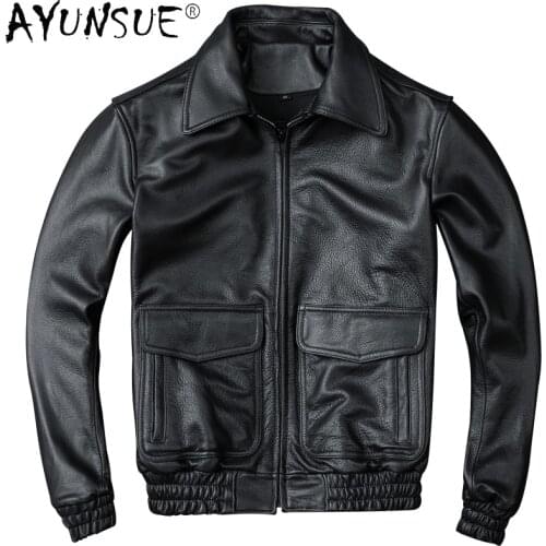 2021 Fashion Leather Jacket for Men Style Real Cowhide Coat Streetwear Motorcycle Men Clothing Chaqueta De Cuero Hombre WPY3699
