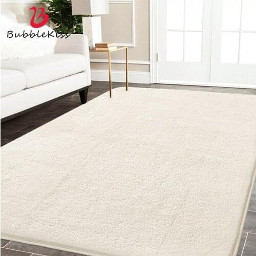 Bubble Kiss Lamb Cashmere Rug For Home Living Room Bedside Mat Entrance Hall Soft Non-slip Mat Hairy Nordic Shaggy Stair Carpet