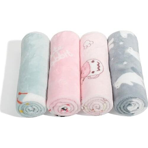 1Pc Pet Dog Mattress Pet Soft Blanket Paw Print Coral Fleece Dog Cat Beds Mats for Small Medium Large Dogs Cats Pet Accessories