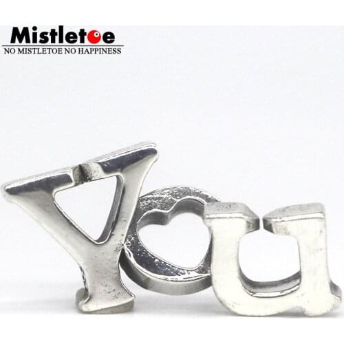 Mistletoe 925 Sterling Silver You, double silver link X Lock Jewelry