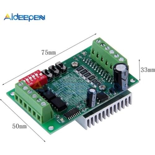 TB6560 DC 10-35V 3A Stepper Motor Drives CNC Stepper Motor Board Single Axis Controller Motor Controller Board 6N137 Optocoupler