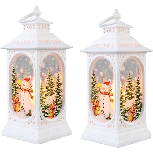 Christmas Family Party Ornaments LED Night Light Home Christmas LED Lantern Decoration Gifts navidad decoraciones 2020 Z50