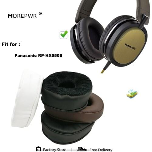 Replacement Ear Pads for Panasonic RP-HX550E RP HX-550E Headset Parts Leather Cushion Velvet Earmuff Earphone Sleeve Cover