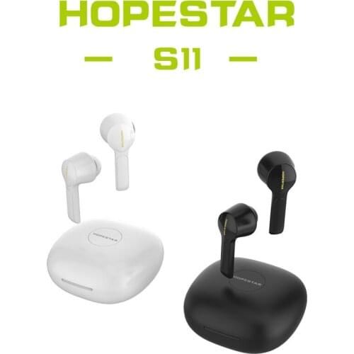 HOPESTAR S11 TWS Bluetooth 5.0 Earphone Stereo Wireless Headset Earphones Handsfree In-Ear Headfone With Mic Earbuds Cellphones
