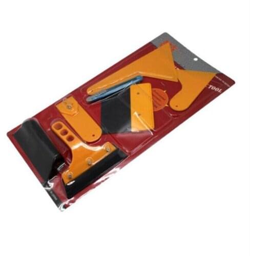 High quality car wrapping tool kit vinyl scraper car film DIY tool 7 piece set high temperature resistant soft scraper