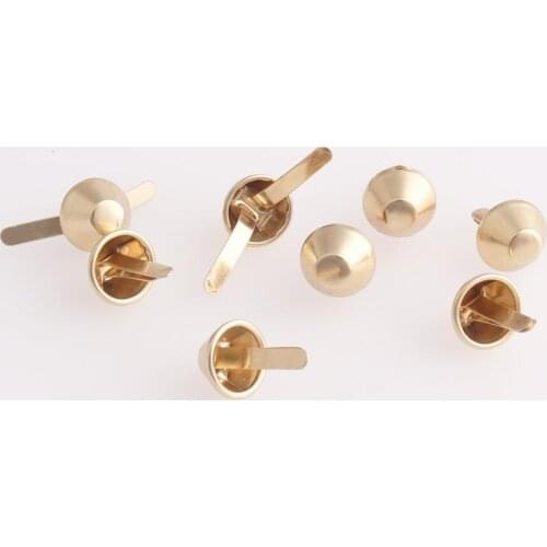 Purse Feet Rivets Nailheads Spots Metal Cone Spots Studs Pierced For Purse Handbag Leather DIY Crafts