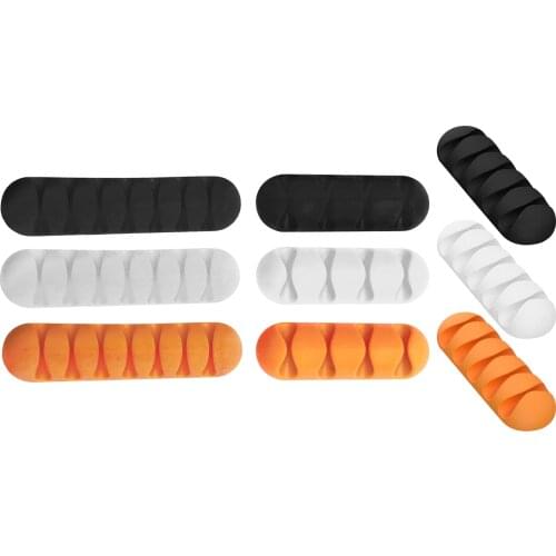 Cable Clips Cord Organizer Desk Silicone Wire Holder System for Organizing Power Cords Charging Cables for Home Office