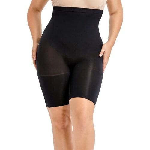 Womens Plus Size High Waist Control Panties Shapewear Thigh Slimmer