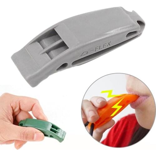 1 pcs Mini Whistle Plastic Alert Whistle Loud Blow Whistle Camping Hiking Safety Alert Sports Meeting Match Racing Referee