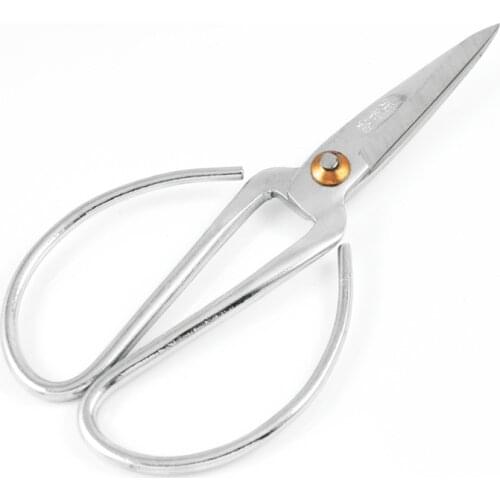 2 pcs lot 148mm length chrome coated carbon steel asian style household scissors
