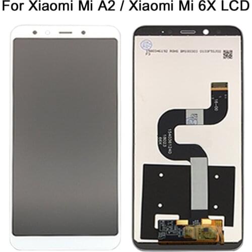 5.99" For Xiaomi Mi A2 MIA2 LCD Display Digitizer Touch Screen Replacement for Xiaomi MI 6X MI6x Phone Replacement Parts