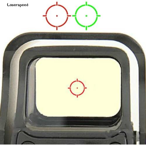 Aluminum Tactical Holographic 551 Red Green Dot Sights Reticle Brightness Adjustable Hunting Airsoft Riflescope Picatinny Rail