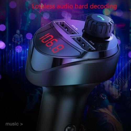 Car Charger FM Transmitter Car Audio MP3 Player Card Car Kit 3.4A Dual USB Car Phone Charger