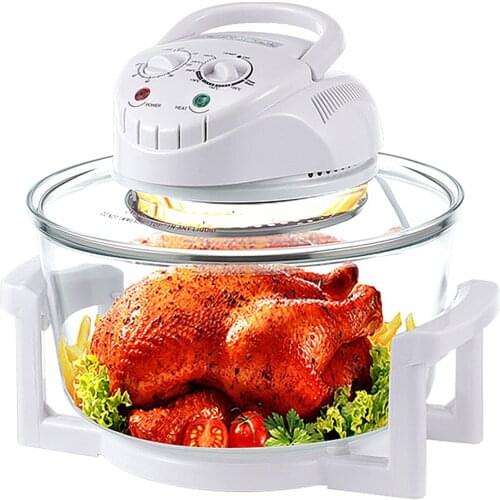Electric Fryer Without Oily Smoke Large Capacity French Fries Machine Air Fryer Visualized Smoke-free Roasted Whole Chicken