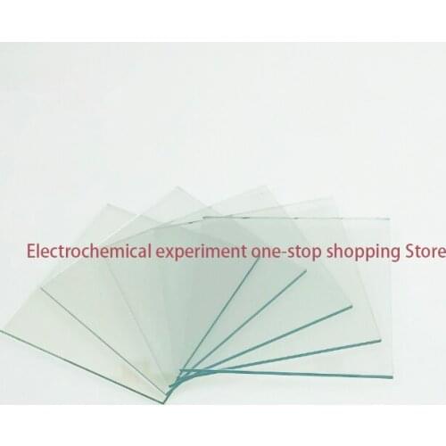 Customized high-transmittance ITO conductive glass square resistance 8 ohm 20*20*1.1mm transmittance greater than 90% for labora