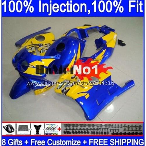 Injection For HONDA CBR 250RR CBR250RR 90 91 92 93 94 135MC.18 blue yellow MC22 CBR250 RR 1995 1996 1997 1998 1999 OEM Fairing