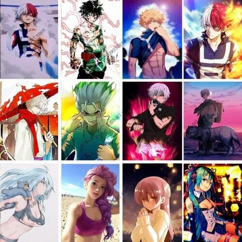 Canvas Painting Vivy My Hero Academia Saiki K Anime Wall Art Posters Prints Room Decor Pictures for Bedroom Kids Home Decoration