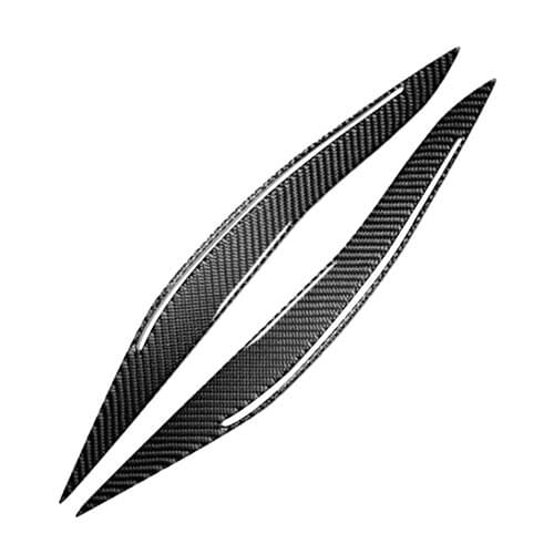 Headlight Eye Lid Eyebrow Trim Cover Car Carbon Fiber fit for BMW 5 Series F10 F18 520li 525 2011 2012 2013 2014 2015 2016 2017