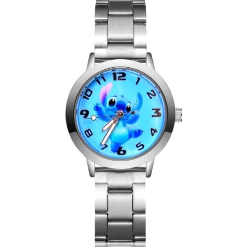 Cute Cartoon Style Childrens Watches Kids Student Girls Boys Quartz Metal Steel Wrist Watch JA230